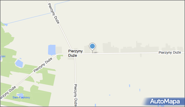 Pierzyny Duże, Pierzyny Duże, mapa Pierzyny Duże