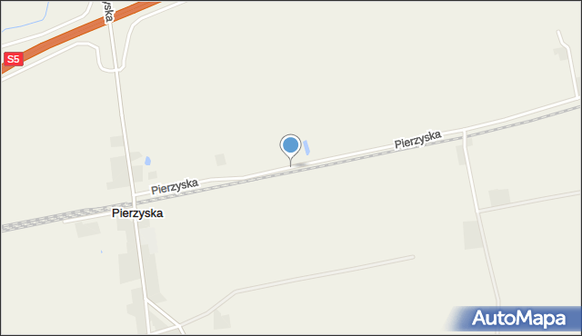 Pierzyska, Pierzyska, mapa Pierzyska