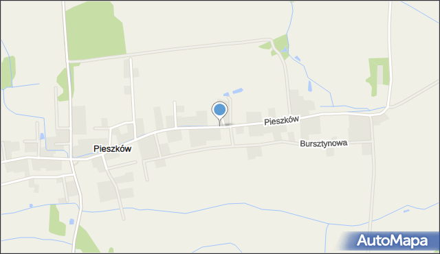 Pieszków gmina Lubin, Pieszków, mapa Pieszków gmina Lubin