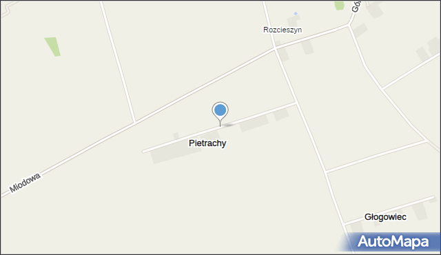 Pietrachy, Pietrachy, mapa Pietrachy