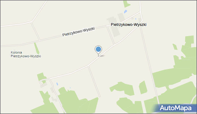 Pietrzykowo-Wyszki, Pietrzykowo-Wyszki, mapa Pietrzykowo-Wyszki