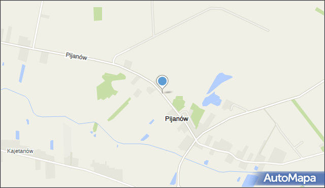 Pijanów, Pijanów, mapa Pijanów