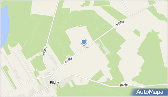 Pilchy, Pilchy, mapa Pilchy