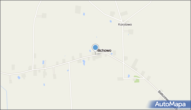 Pilichowo gmina Osięciny, Pilichowo, mapa Pilichowo gmina Osięciny