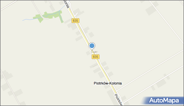 Piotrków-Kolonia, Piotrków-Kolonia, mapa Piotrków-Kolonia