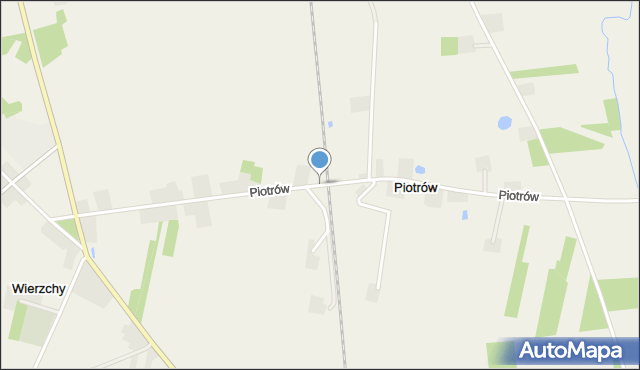 piotrów mapa Piotrów Piotrów, Ulica, 99 232