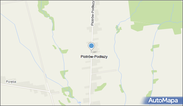 Piotrów-Podłazy, Piotrów-Podłazy, mapa Piotrów-Podłazy