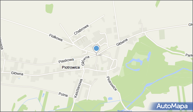 Piotrowice gmina Kostomłoty, Piotrowice, mapa Piotrowice gmina Kostomłoty