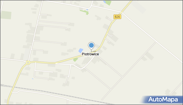 Piotrowice gmina Nałęczów, Piotrowice, mapa Piotrowice gmina Nałęczów