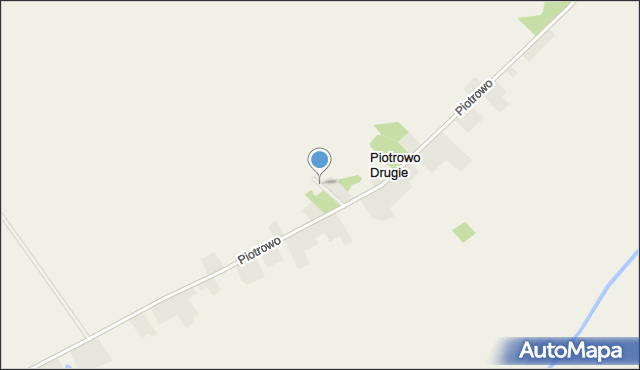 Piotrowo Drugie, Piotrowo Drugie, mapa Piotrowo Drugie