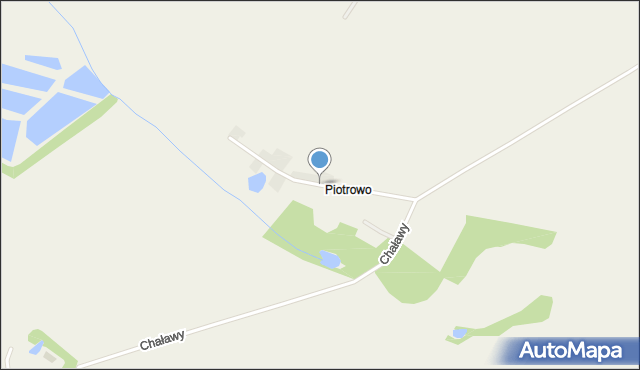 Piotrowo gmina Brodnica, Piotrowo, mapa Piotrowo gmina Brodnica