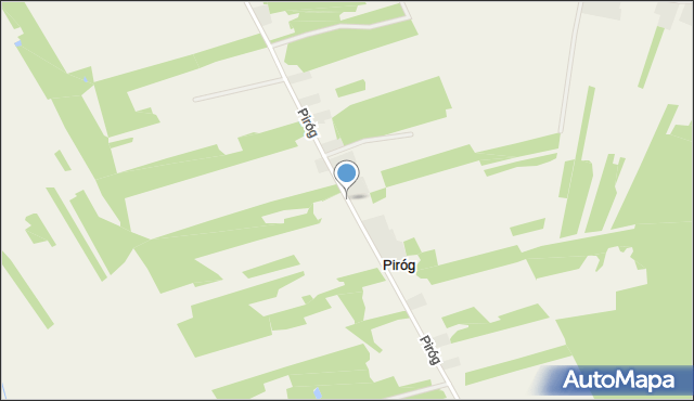 Piróg gmina Stromiec, Piróg, mapa Piróg gmina Stromiec