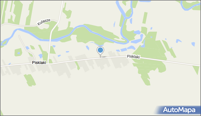 Pisklaki, Pisklaki, mapa Pisklaki