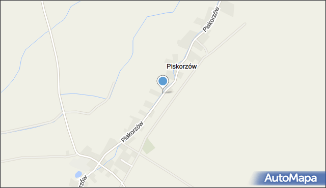 Piskorzów gmina Pieszyce, Piskorzów, mapa Piskorzów gmina Pieszyce