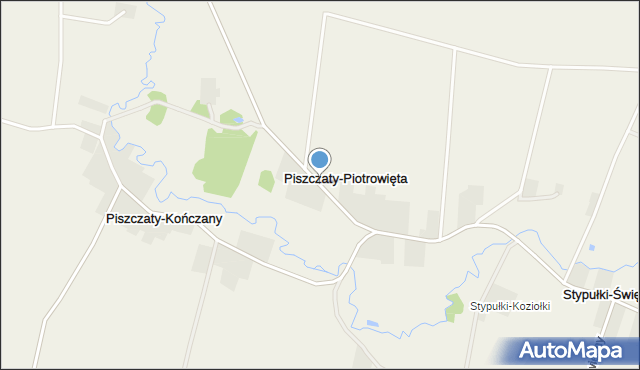 Piszczaty-Piotrowięta, Piszczaty-Piotrowięta, mapa Piszczaty-Piotrowięta