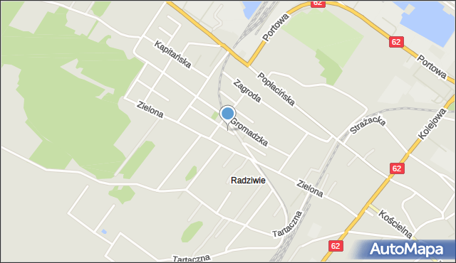 Płock, Piaskowa, mapa Płock