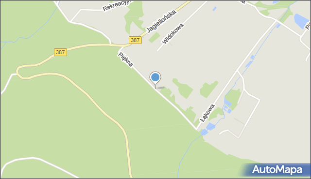 Radków powiat kłodzki, Piękna, mapa Radków powiat kłodzki
