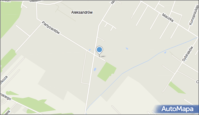Radzymin powiat wołomiński, Pileckiego Witolda, rtm., mapa Radzymin powiat wołomiński
