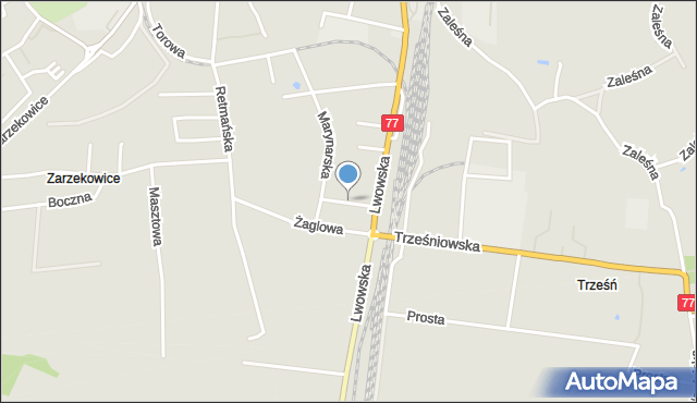 Sandomierz, Piętaka Stanisława, mapa Sandomierza
