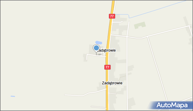 Skołoszów, Piłsudskiego Józefa, marsz., mapa Skołoszów