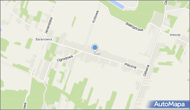 Smardzewice, Piliczna, mapa Smardzewice