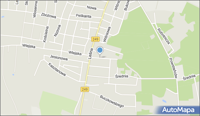 Solec Kujawski, Piaskowa, mapa Solec Kujawski