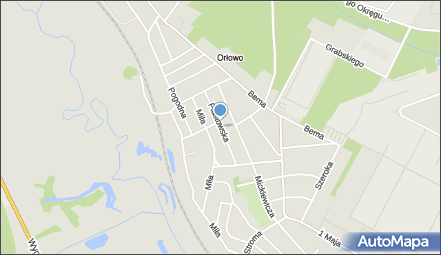 Starachowice, Piastowska, mapa Starachowic