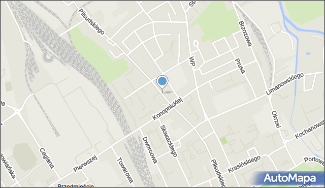 Stargard, Piłsudskiego Józefa, marsz., mapa Stargard