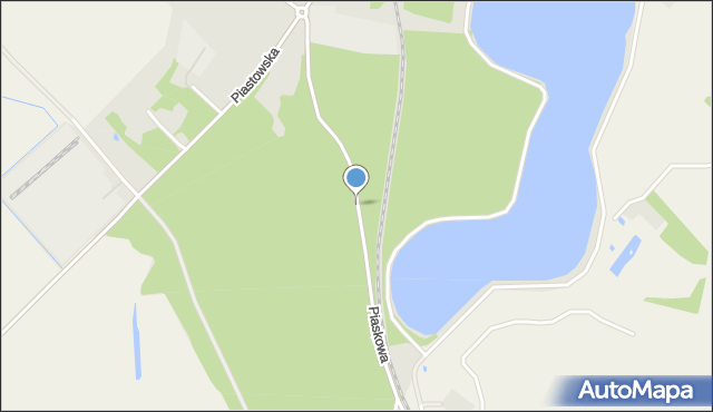 Susz, Piaskowa, mapa Susz