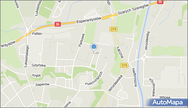 Świdnica, Pileckiego Witolda, rtm., mapa Świdnicy