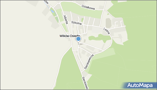 Wilków-Osiedle, Piotra i Pawła, mapa Wilków-Osiedle