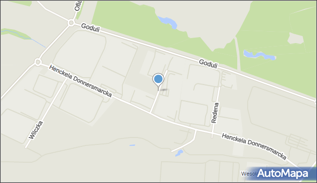 Zabrze, Piekarnicza, mapa Zabrza