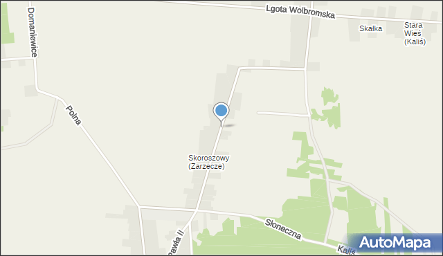 Zarzecze gmina Wolbrom, Piastowska, mapa Zarzecze gmina Wolbrom