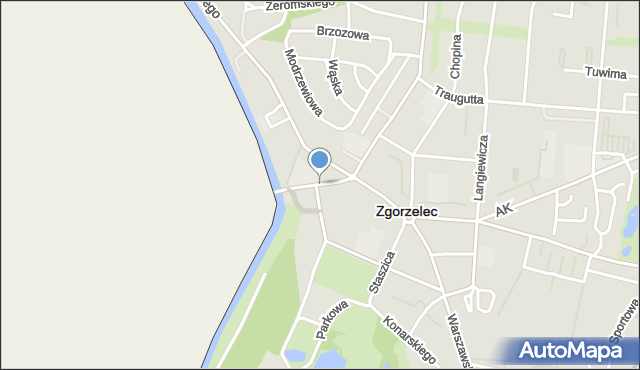 Zgorzelec, Piłsudskiego Józefa, marsz., mapa Zgorzelec