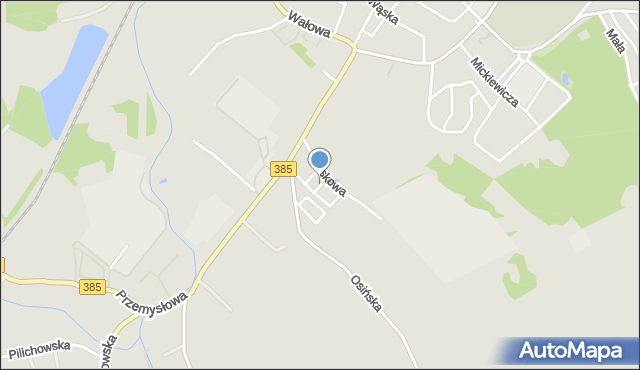 Ziębice, Piastów Ziębickich, mapa Ziębice