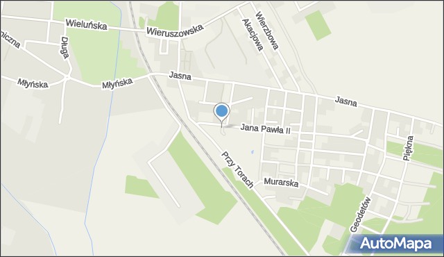 Baranów powiat kępiński, Plac św. Krzysztofa, mapa Baranów powiat kępiński