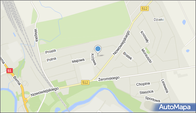 Bartoszyce, Plac Pionierów, mapa Bartoszyce