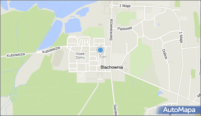 Blachownia, Plac Konstytucji, mapa Blachownia