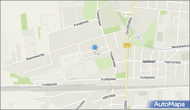 Błonie powiat warszawski zachodni, Plantowa, mapa Błonie powiat warszawski zachodni