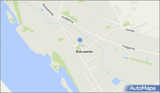 Bobrowniki powiat lipnowski, Plac Wolności, mapa Bobrowniki powiat lipnowski