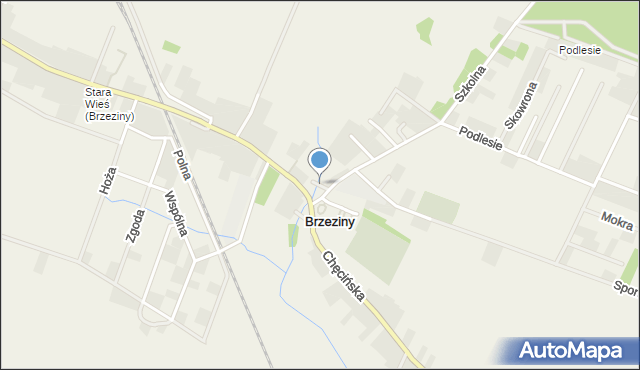 Brzeziny gmina Morawica, Plac Żołątkowskiego Augusta, ks., mapa Brzeziny gmina Morawica