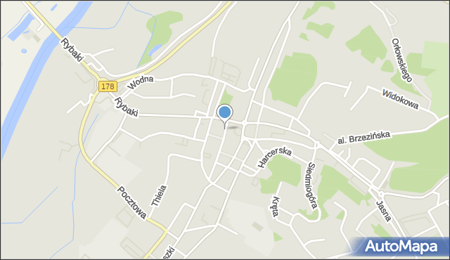 Czarnków, Plac Wolności, mapa Czarnków