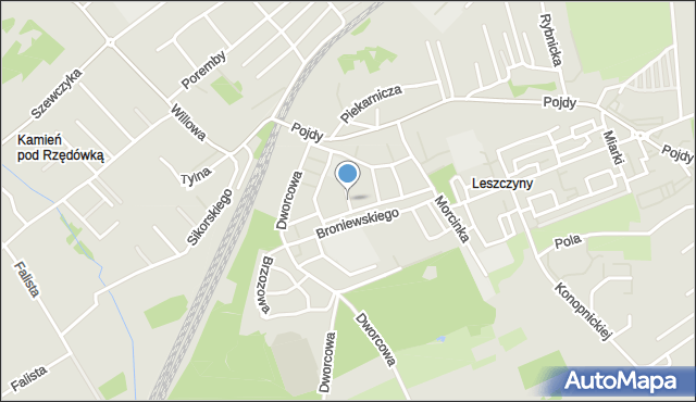 Czerwionka-Leszczyny, Plac Dunikowskiego, mapa Czerwionka-Leszczyny