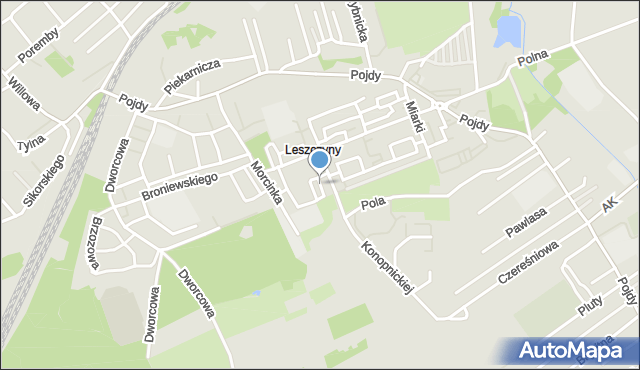 Czerwionka-Leszczyny, Plac Grunwaldzki, mapa Czerwionka-Leszczyny
