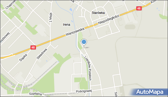 Dęblin, Plac Orląt Dęblińskich, mapa Dęblin
