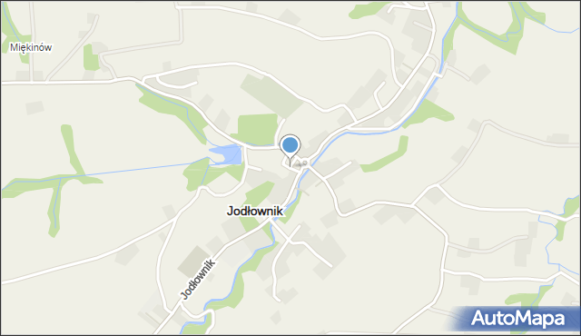 Jodłownik, Plac Trzeciej Rzeczypospolitej, mapa Jodłownik