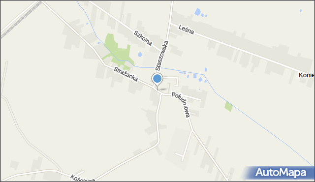 Koniemłoty, Plac Kotlarza Romana, ks., mapa Koniemłoty