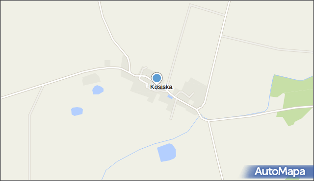 Kosiska gmina Wądroże Wielkie, Plac Jana Pawła II, mapa Kosiska gmina Wądroże Wielkie