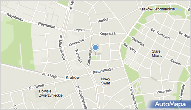 plac sikorskiego kraków mapa Sikorskiego Władysława, gen. Kraków (Kraków Śródmieście), Plac, 31 115