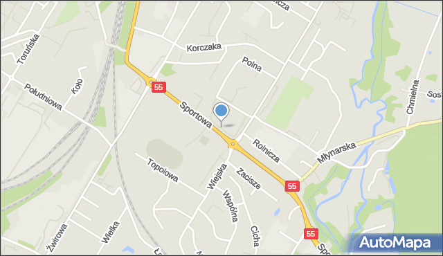 Kwidzyn, Plac Demskiego Władysława, bł. ks., mapa Kwidzyn